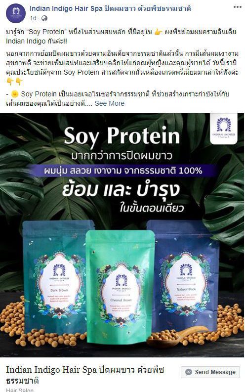 Soy Protein มากกว่าการปิดผมขาว
