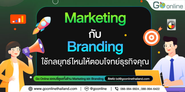 Marketing กับ Branding Marketing กับ Branding